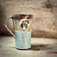 Image 1 of Tall Holly Leaf Mug