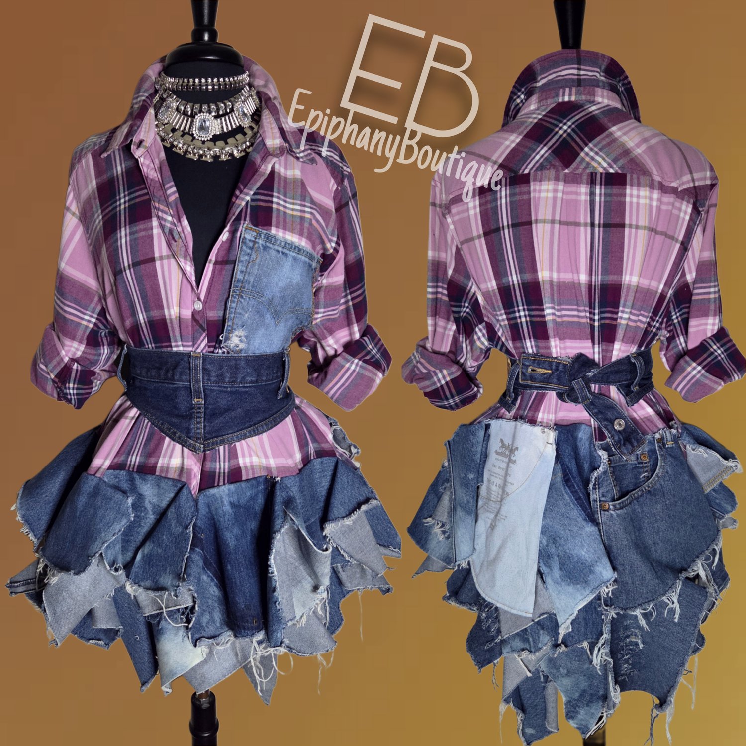 Image of The EB CUSTOM Onya' Shirt/Dress: E,F,G