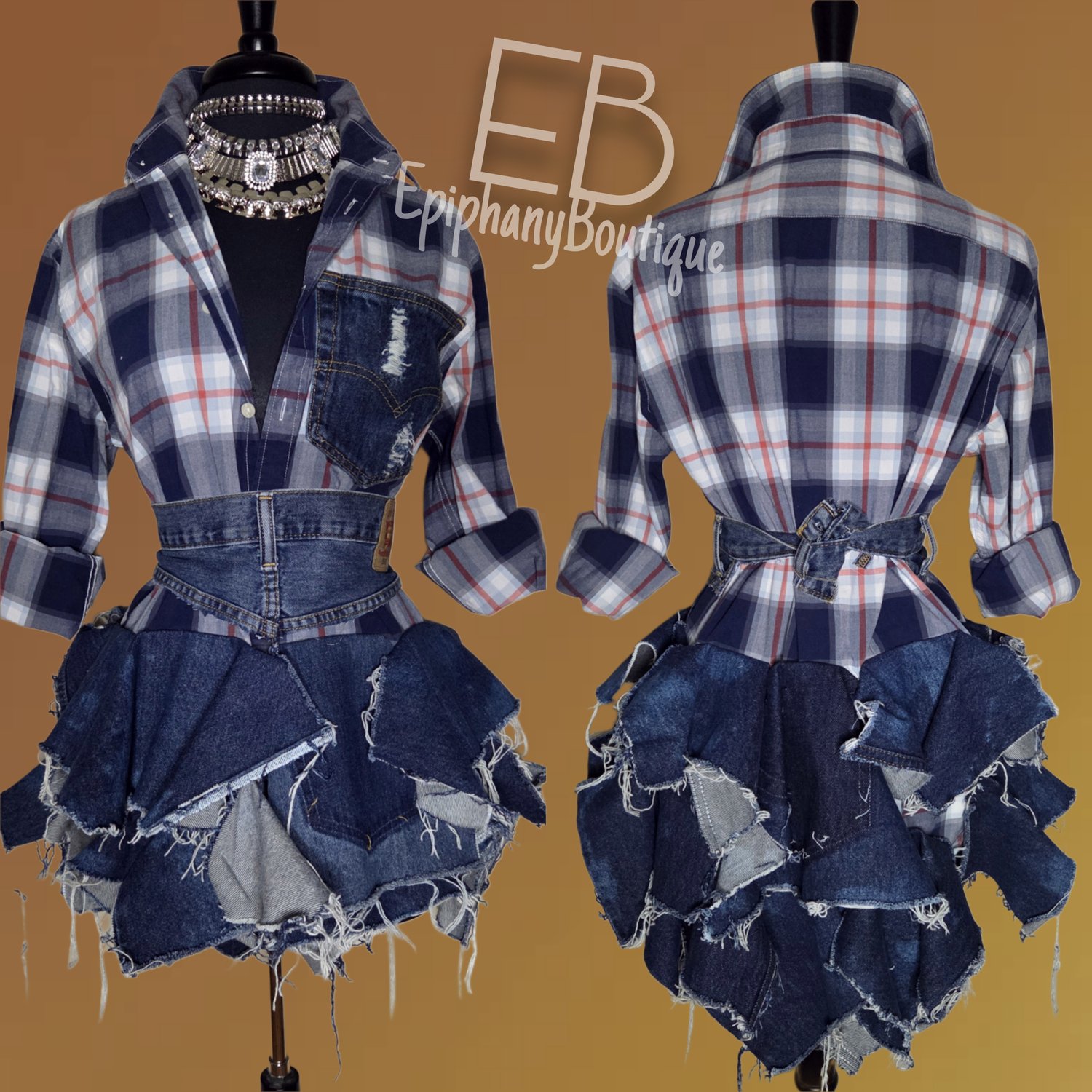Image of The EB CUSTOM Onya' Shirt/Dress: E,F,G