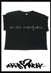 CROPTOP  EAT SHIT MOTHERFUCKERS 