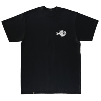Image 1 of 'Gone Phishing' Black Tee