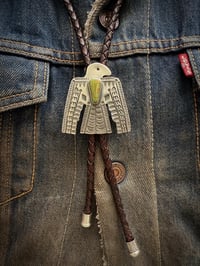 Image 1 of WL&A Handmade Ingot Royston Thunderbird Bolo Tie