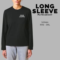 Image 1 of Longsleeve PATRIARCHY CAN'T HANDLY MY WATTS | organic | Unisex