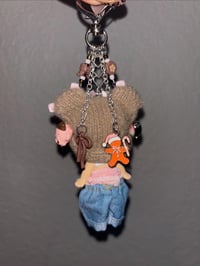 Image 2 of Brown Cozy Beanie Keychain 🤎