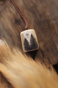 Image 5 of Collana Abeti -osso e labradorite -