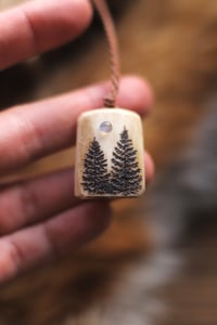 Image 4 of Collana Abeti -osso e labradorite -