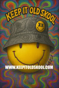 Keep It Old Skool Smiley A3 Print