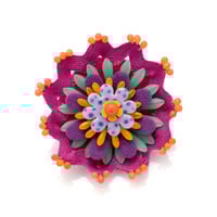 Image 1 of Frida flower brooch