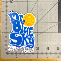 Image 2 of Mr. Blue Sky Classic Rock Vinyl Sticker 