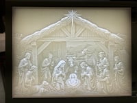 Nativity Scene Lithophane
