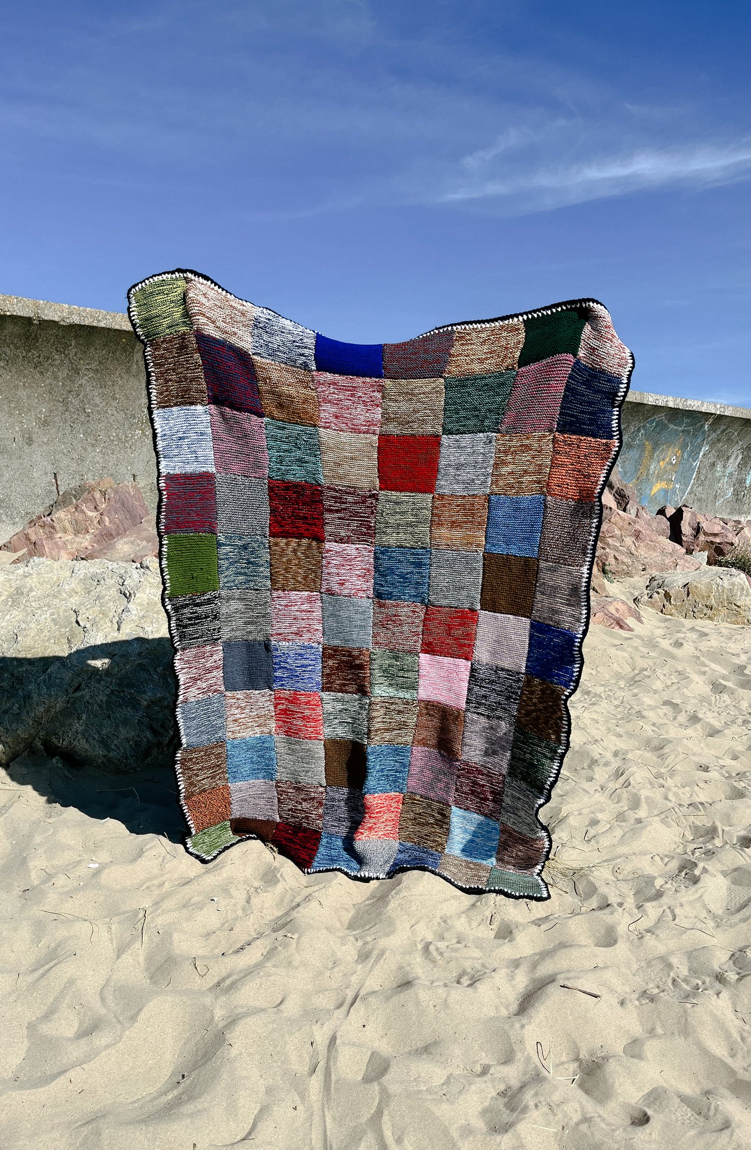 Plaid Patchwork année 70 - OS