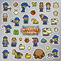Image 2 of Harvest Moon Sticker/Magnet Sets (36 Pieces)