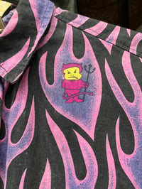 Image 8 of 1980s Life’s A Beach Rare Purple Flame Sm-Med Shirt