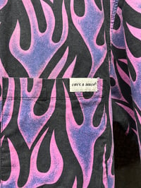 Image 9 of 1980s Life’s A Beach Rare Purple Flame Sm-Med Shirt