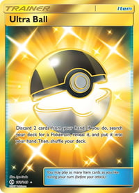 Ultra Ball (Secret) - SM Base Set - Lightly Played