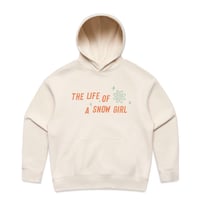 Image 1 of Life of a Snow Girl Snowflake Women's Hoodie