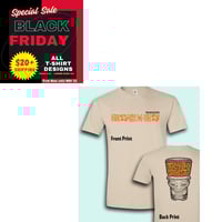 Image 1 of Bran New-Tikiyaki Orchestra Double-Sided Print t Tan Tee