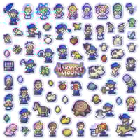 Image 3 of Harvest Moon Sticker/Magnet Sets (73 Pieces)