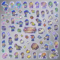 Image 4 of Harvest Moon Sticker/Magnet Sets (73 Pieces)