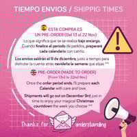 Image 3 of Advent Calendar mini 7 days (From 13rd to 22nd Nov)