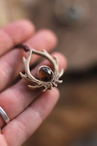 Image 3 of Collana Palco di Cervo -Kyanite, agata del Montana-