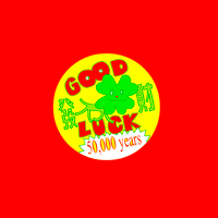 good luck sticker
