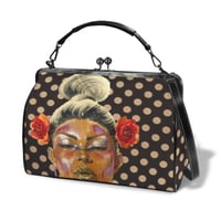 Image 1 of CARMEN POLKA DOT CLICKLOCK BAG