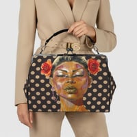 Image 2 of CARMEN POLKA DOT CLICKLOCK BAG