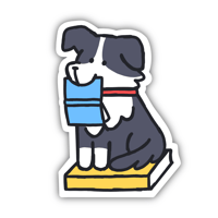 reader collie sticker (PREORDER)