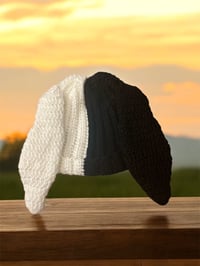 Image 2 of Tiktok Inspired Bunny Ear Beanie Hat 
