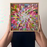 Image 1 of 'Bloom 40' - 33x33cm, FRAMED