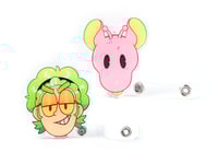 Image 2 of Gummy & Edwin - Acrylic Badge Reels