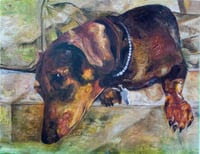 Image 2 of 'Roxy'- 21x17in Giclée fine art print