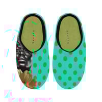 Image 1 of OLIVE DOT SLIPPERS
