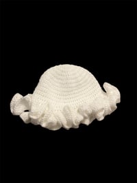 Image 2 of The Snowfall Ruffle Crochet Hat