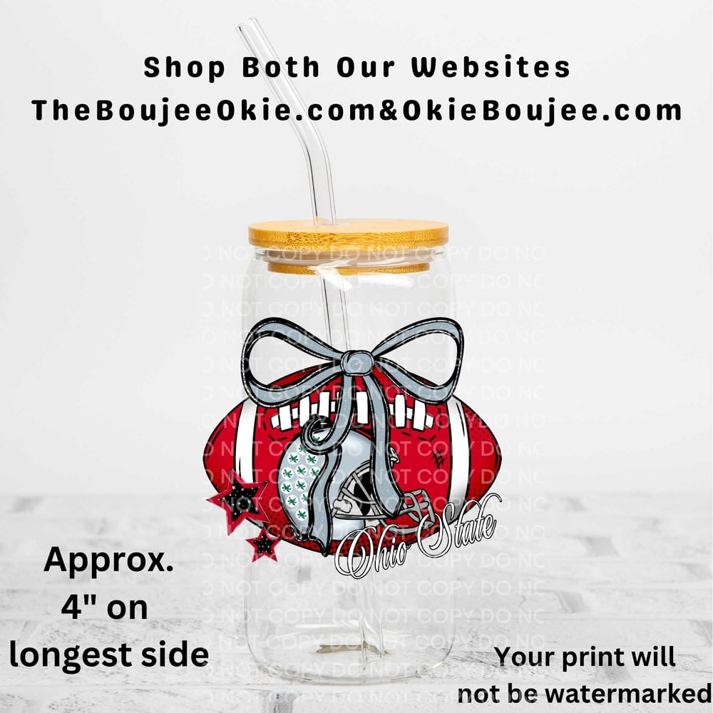 Image of Ohio State Football Uv Dtf Wrap  or Decal  FB16