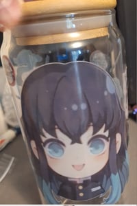 Image 2 of Demon slayer tokito  glass tumbler 