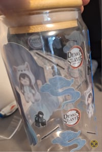 Image 1 of Demon slayer tokito  glass tumbler 