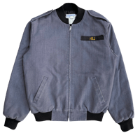 Image 1 of 80’s Navy Name Patch Bomber Jacket - M