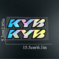 KYB fork stickers