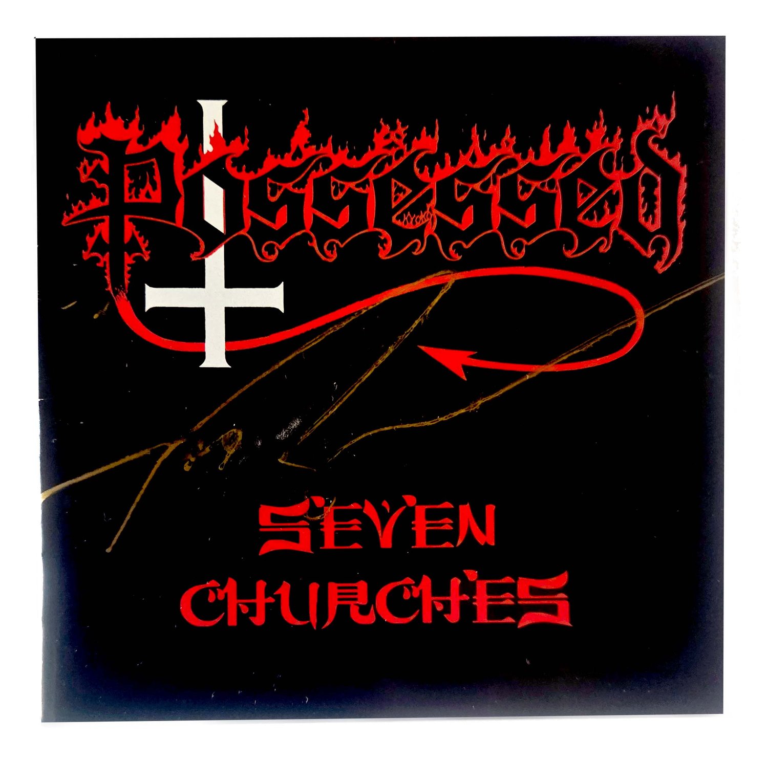 Image of POSSESSED - Seven Churches - SIGNED CD