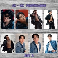 Image 5 of JK × CK Photocard Set — 8-Piece Laminated Collector Edition
