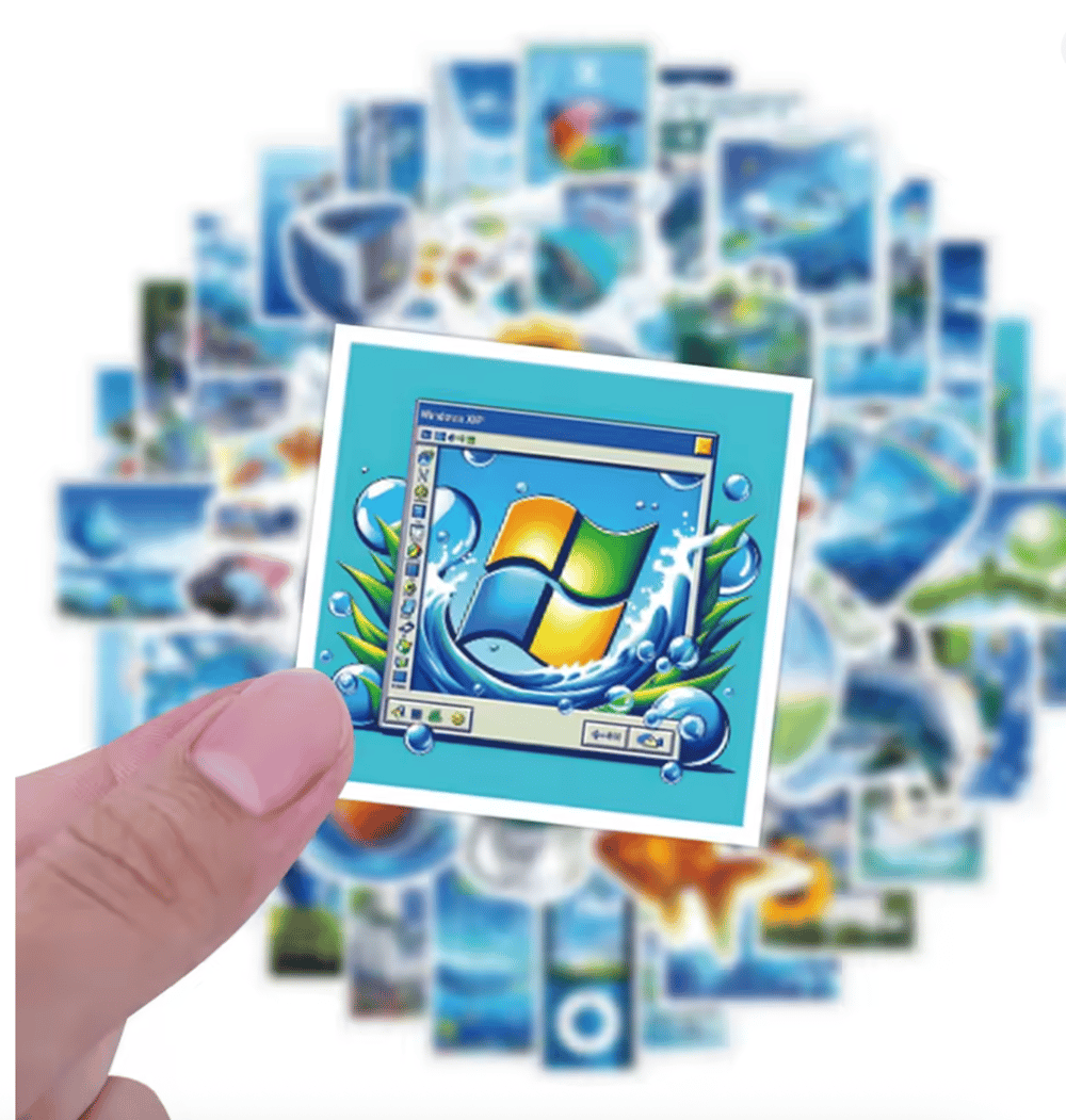 Image of Frutiger Aero Sticker Pack 🐠