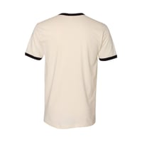 Image 2 of  Stay Greasy Cream/Black Tee - Black Logo