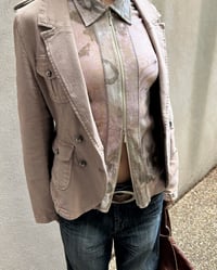 Image 2 of OVAL BUCKLE GENUINE LEATHER BELT