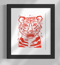 Image 1 of Tiger Linocut (Limited Edition)