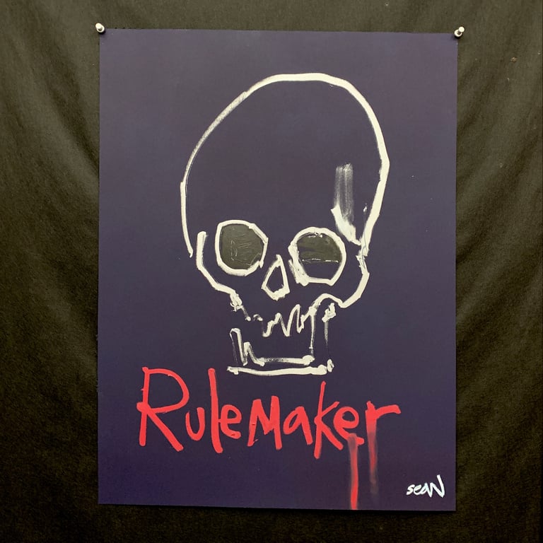 Rulemaker/Rulebreaker (original paintings) 18X24 Image 2