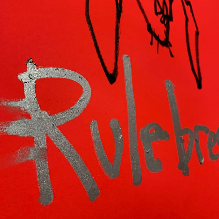 Rulemaker/Rulebreaker (original paintings) 18X24 Image 6