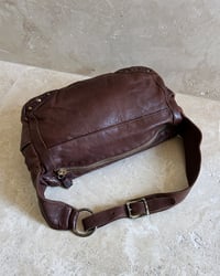 Image 11 of STUDDED BROWN LEATHER BAG