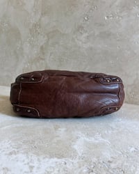 Image 7 of STUDDED BROWN LEATHER BAG